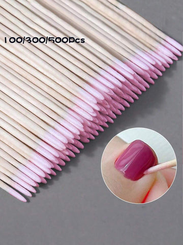 Que tăm bông gỗ làm móng 10cm