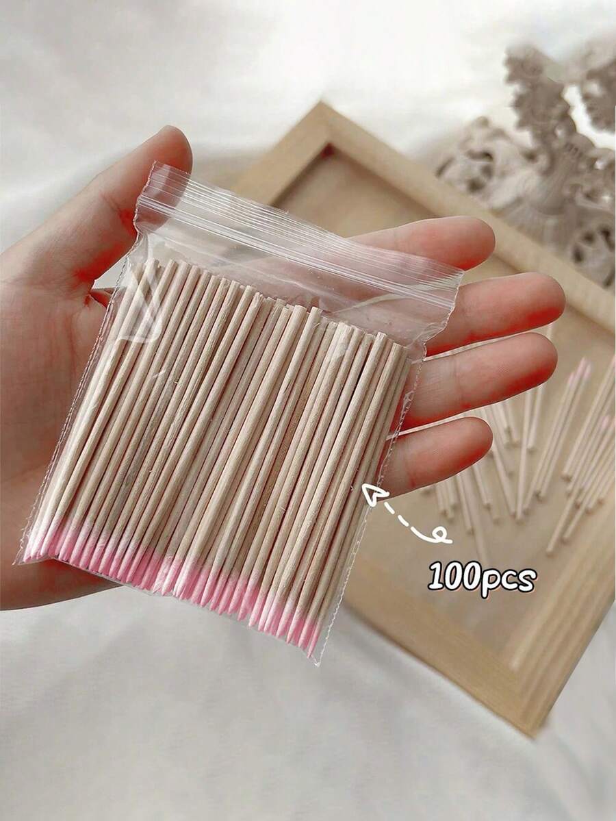 Que tăm bông gỗ làm móng 10cm