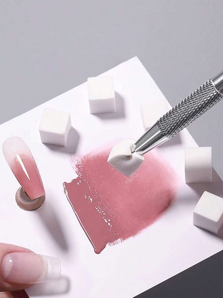 Mút xốp ombre móng tay 100 miếng