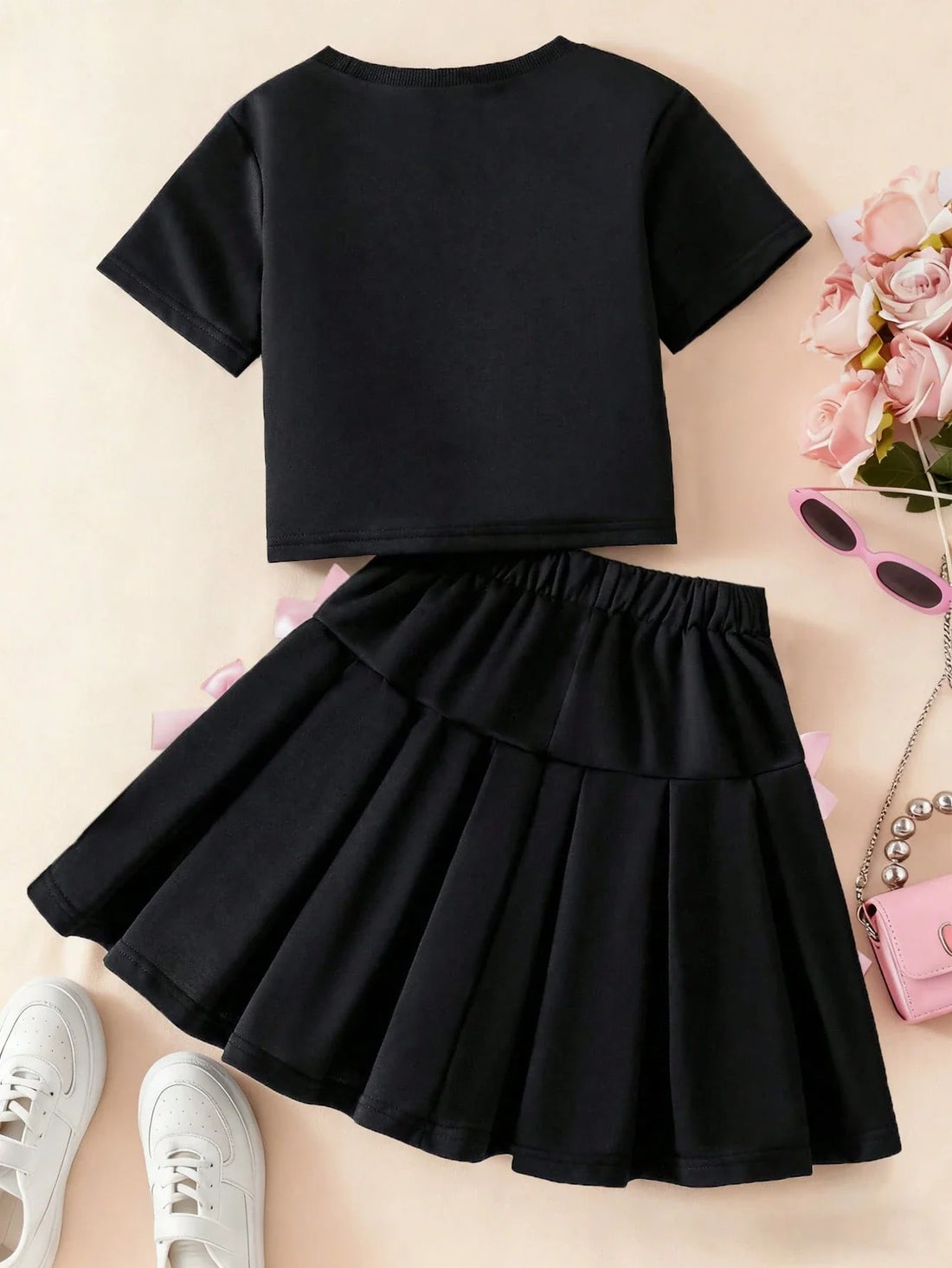 Bộ áo váy bướm bé gái