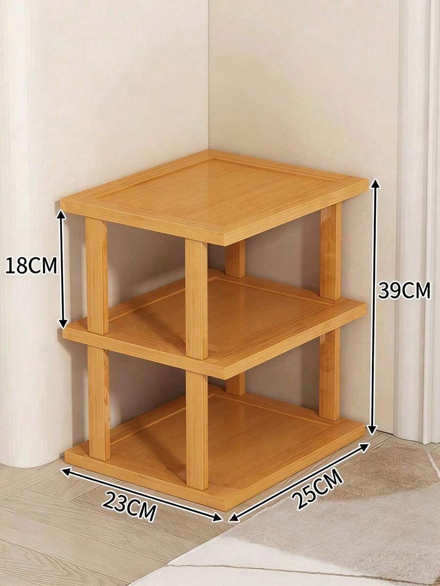 Kệ giày đứng tre và gỗ