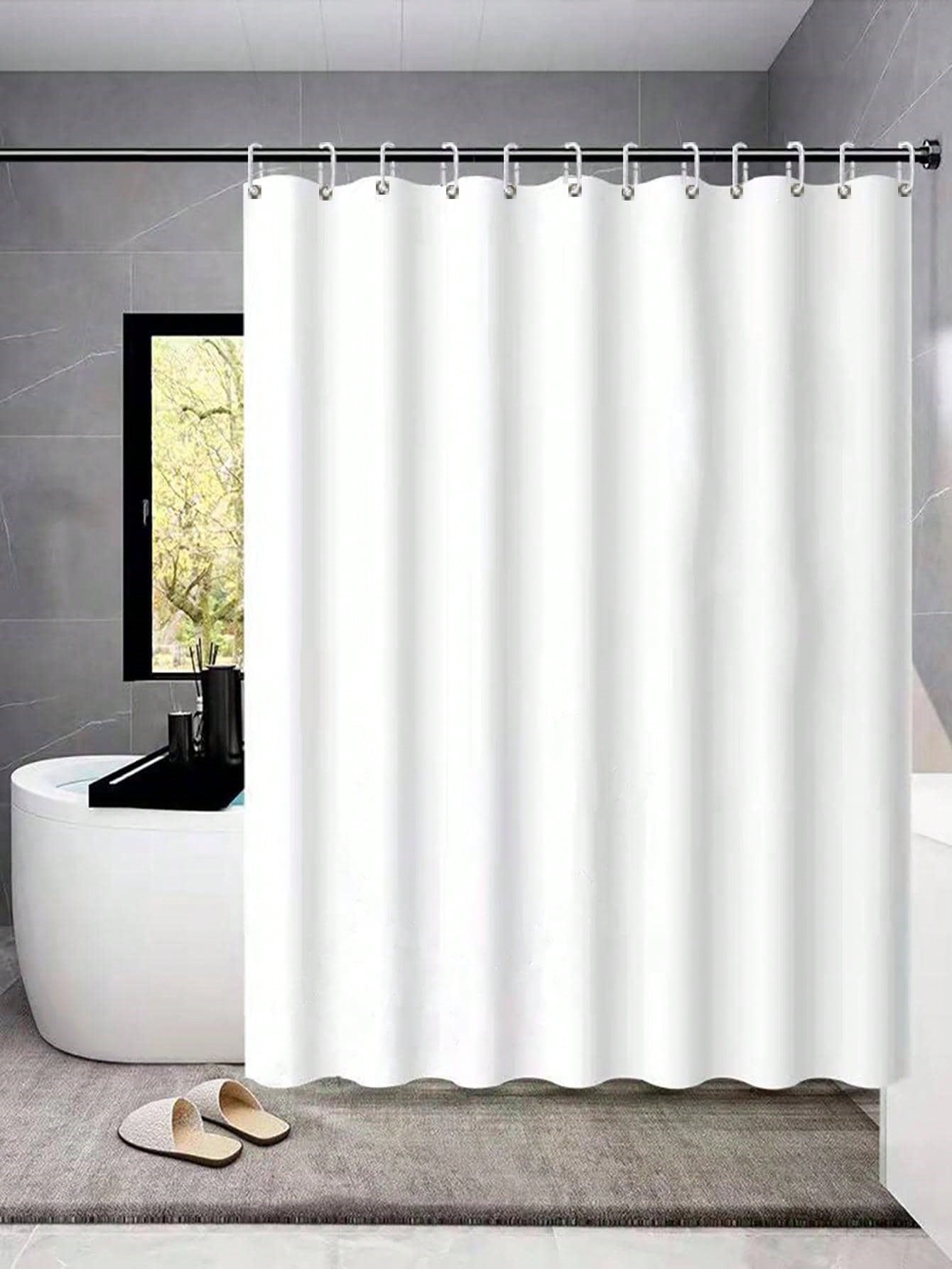 Rèm tắm PEVA trắng chống thấm