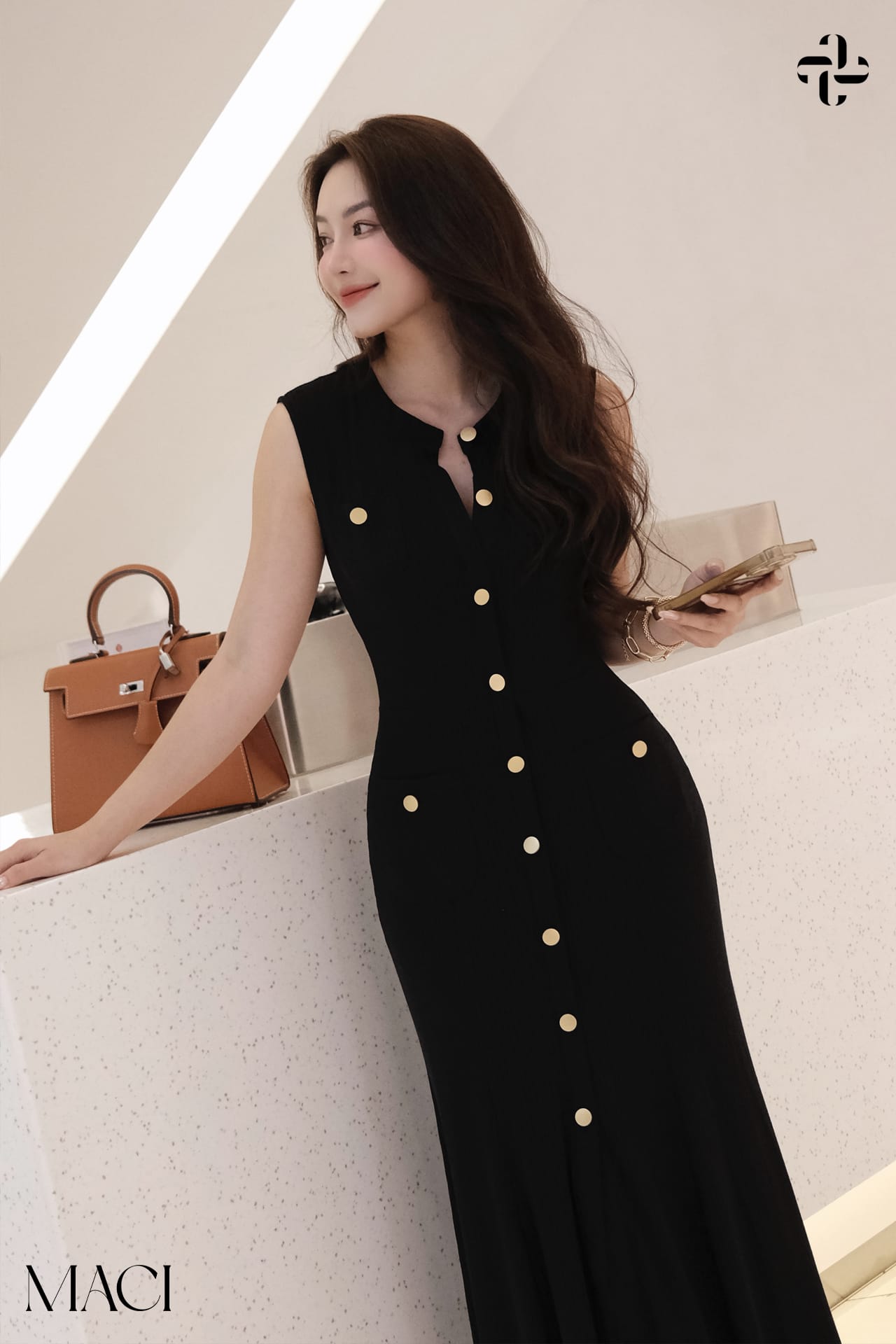 Váy Thun Tăm Cotton Co Dãn MACI by MKC MCVVADE0118 Thời Trang Nữ Thiết Kế Độc Quyền