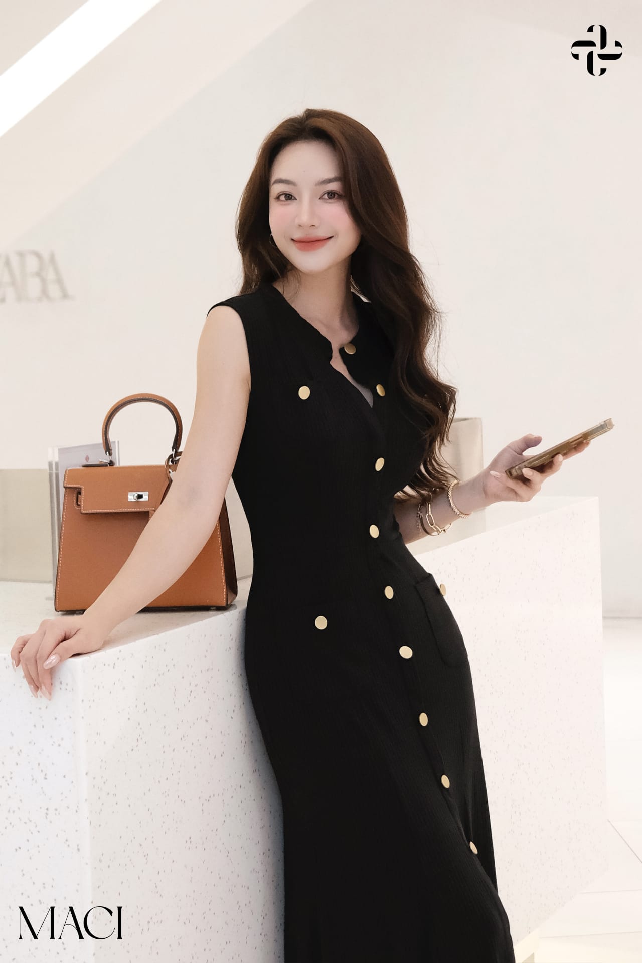 Váy Thun Tăm Cotton Co Dãn MACI by MKC MCVVADE0118 Thời Trang Nữ Thiết Kế Độc Quyền